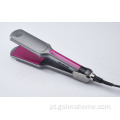 Escova de alisamento de cabelo de ferro liso para viagem sem fio USB de carga LED com revestimento cerâmico